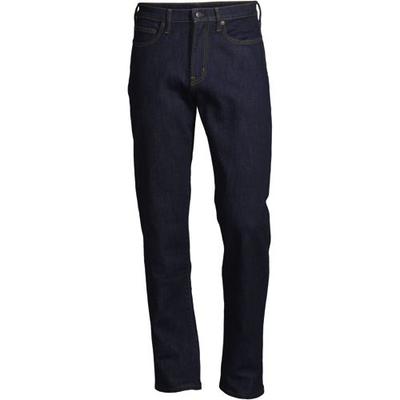 Stretch Denim Jeans, Traditional Fit, Men, size: 42, regular, Blue, Cotton-blend, by Lands' End
