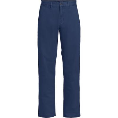 Everyday Chinos, Relaxed Fit, Men, size: 34 30, regular, Blue, by Lands' End
