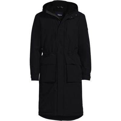 Squall Stadium Coat, Men, size: 46-48, regular, Black, Nylon, by Lands' End