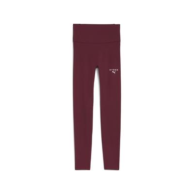 Trainingstights PUMA "PUMA x HYROX SHAPELUXE Leggings in 7/8-Länge Damen", Damen, Gr. XS, Normalgrößen, ruby shimmer rot, Obermaterial: 18% Elasthan, 82% Nylon, eng, Hosen Image