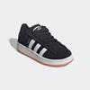 Sneaker ADIDAS ORIGINALS "CAMPUS 00S COMFORT CLOSURE ELASTIC LACE KIDS", Gr. 32, schwarz-weiß (core schwarz, cloud weiß, cloud weiß), Leder, sportlich, Schuhe
