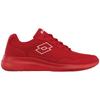 Sneaker LOTTO, Gr. 46, rot (rot, weiß), Synthetik, Kunstfaser, unifarben, sportlich, Schuhe, - besonders leicht & bequem
