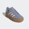 Sneaker ADIDAS ORIGINALS "GAZELLE BOLD KIDS", Gr. 36, silber violet, almost pink, gum 1, Leder, Synthetik, sportlich, Schuhe