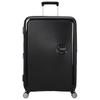 Hartschalen-Trolley AMERICAN TOURISTER "SOUNDBOX, in verschiedenen Farben und Größen", Gr. B/H/T: 51,5cm x 77cm x 29,5cm 97 l, schwarz (bass schwarz), Polypropylen, unifarben, Koffer, Reisekoffer Trolley Aufgabegepäck TSA-Zahlenschloss...