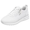 Keilsneaker REMONTE, Damen, Gr. 40, weiß, Leder, sportlich, Schuhe, Freizeitschuh, Halbschuh, Schnürerschuh mit gepolstertem Schaftrand