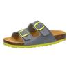 Pantolette LICO "Pantolette Bioline Kids", Gr. 31, grau, Synthetik, Schuhe