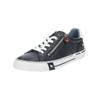Schnürschuh MUSTANG SHOES "Mustang Shoes Halbschuhe Lederimitat", Herren, Gr. 41, blau (navy), Lederimitat, casual, Schuhe