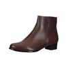 Ankleboots EVERYBODY "Everybody Stiefelette Leder", Damen, Gr. 39, braun (kastanie), Leder, casual, Schuhe