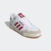 Sneaker ADIDAS ORIGINALS "CONTINENTAL 80 STRIPES", Gr. 44, cloud weiß, team victory rot, chalk weiß, Baumwolle, sportlich, Schuhe