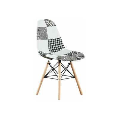 Life Interiors - Satz von 1/2/4 Chrono Patchwork Eiffel Esszimmerstuhl - Einzeln - Mehrfarbig Image