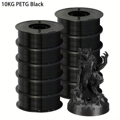 TEMU 10kg/22lbs Petg Filament 1.75mm Dimensional Accuracy+/-0.03mm No Bubble Resistance Multicolor 3d Printer Filament Fit Most Fdm 3d Printers Image