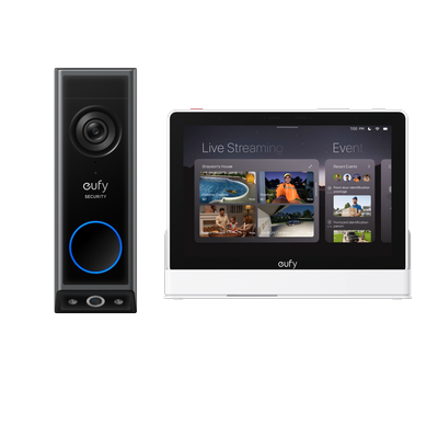 eufy Smart Display E10 + Video Doorbell E340 White