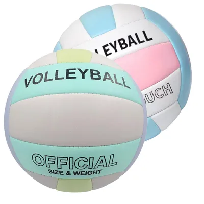 Official Size 5 Volleyball, Soft Indoor Outdoor Volleyball For Game Gym Training Beach Play,