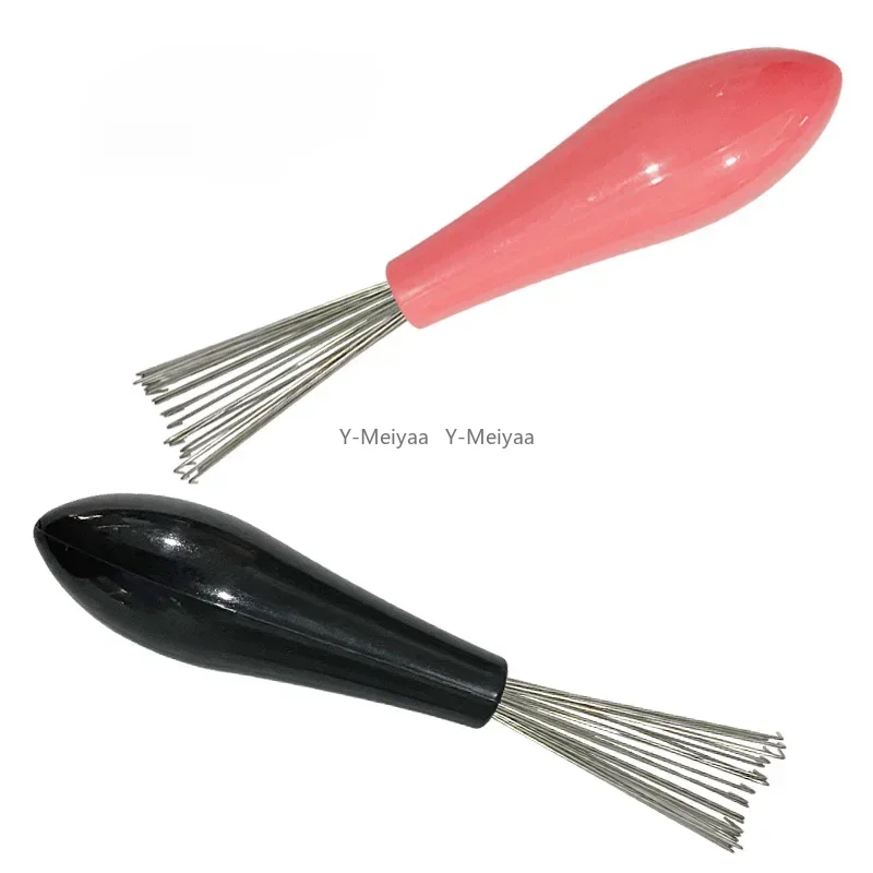 Kamm Haar Pinsel Reiniger Kunststoff Griff Reinigung Pinsel Entferner Eingebettet Schönheit Werkzeuge Reinigung Produkte Reinigungsmittel Image
