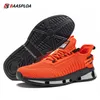 Baasploa Männer Rot Laufschuhe Leichte Atmungsaktive Lace-Up Jogging Turnschuhe Männlich Outdoor Casual Mesh Non Slip Sport Schuhe