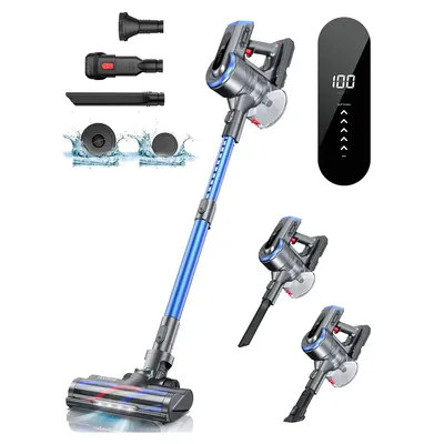Honiture S12 Akku-Vakuum 55 Minuten für Smart Home Appliance Clean austauschbare Batterie HD Touch Screen less Wireless Pa Image