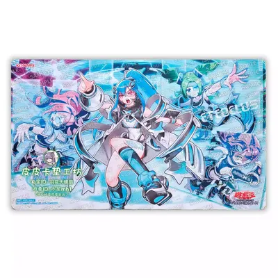600X350X2Mm Diy Yu-Gi-Oh! Argostars Slayer Eteo Card Battle Mat Ygo Single Player Brettspielkarte Image