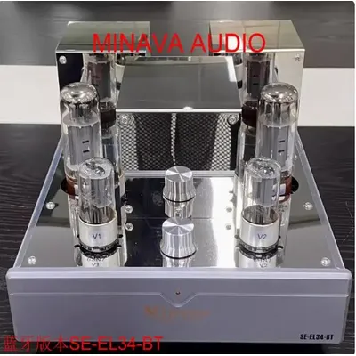Minava Audio12W+12W SE-EL34/SE-EL34 BT Single Terminal Gallenblase A-Klasse elektronischer Röhrenverstärker Image