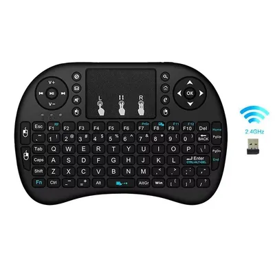Tragbare USB 2,4G Air Mouse Mit Touchpad Tastatur Mini i8 Englisch Nicht-Hintergrundbeleuchtung Mini Drahtlose Tastatur Für PC Android TV Box QWER