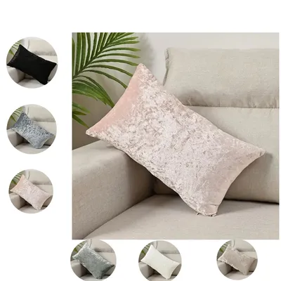 1PC 30x50cm Goldene Diamant Samt Kissenbezug Luxus Weiche Sofa Bett Wohnzimmer Kissen Fall Hause Image