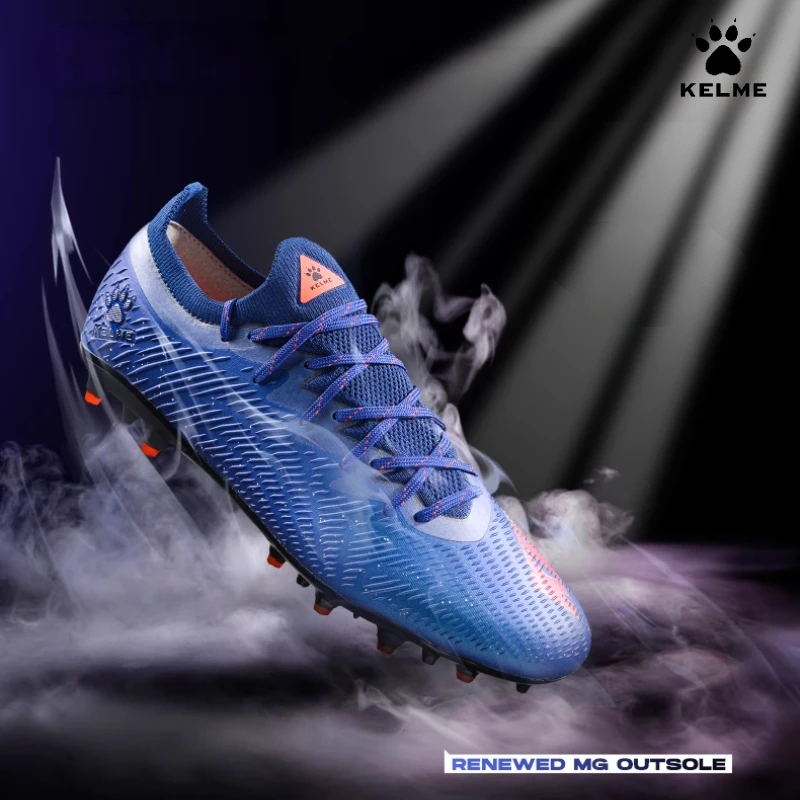 Kelme Erwachsene Professionelle Fußballschuhe Tf Nail Breaking Jugendtraining Fußballschuhe Mg Anti Slip Match Fußballschuhe Image