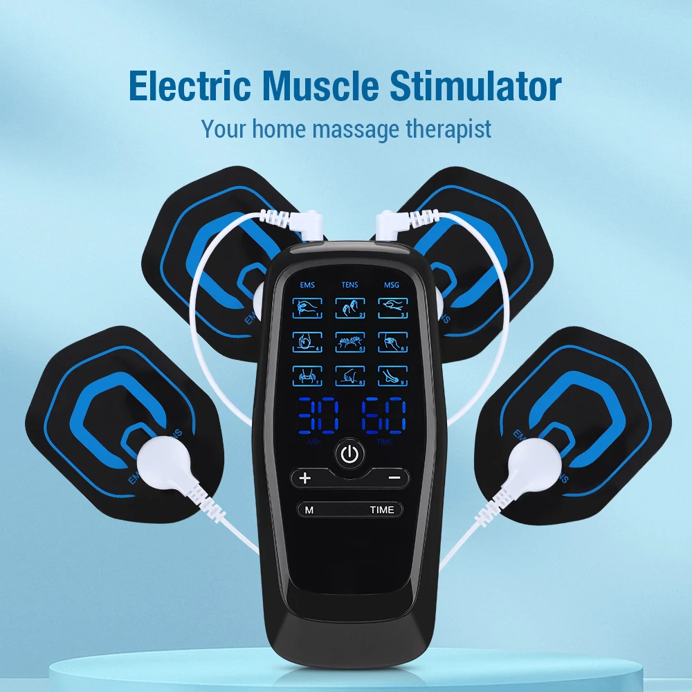 Physiotherapie Zehn Muskel Stimulator Elektrische EMS Akupunktur Körper Massage Digitale Therapie Abnehmen Maschine Elektrostimulator Image
