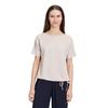 Kurzarmshirt BETTY BARCLAY "Betty Barclay Blusenshirt mit Tunnelzug", Damen, Gr. 36, beige, Jersey, Obermaterial: 75% Polyester, 22% Viskose, 3% Elasthan., casual, figurumspielend normal, U-Boot-Ausschnitt, Kurzarm, Shirts
