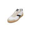Sneaker MARC O'POLO "aus edlem Rindleder", Herren, Gr. 46, weiß (weiß, schwarz), Obermaterial: 100% Leder (Rind), Schuhe