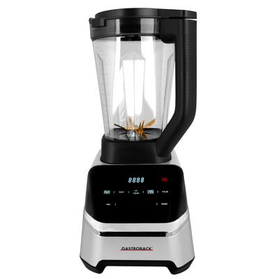 GASTROBACK Standmixer "40987, Design Multi-Power Mix & Soup", schwarz (silber, schwarz), B:23,8cm H:43cm T:19,8cm, Zerkleinerer