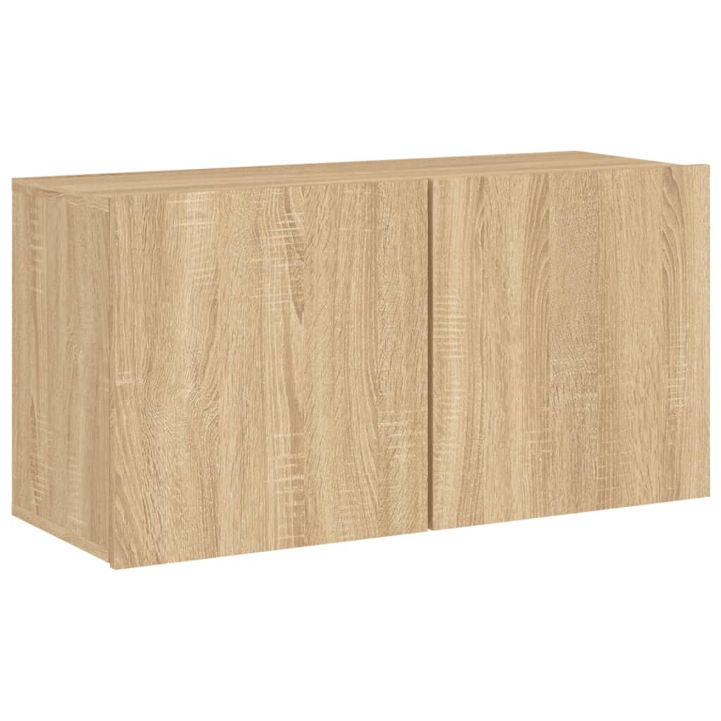 vidaXL TV-Wandschrank Sonoma-Eiche 80x30x41 cm Image