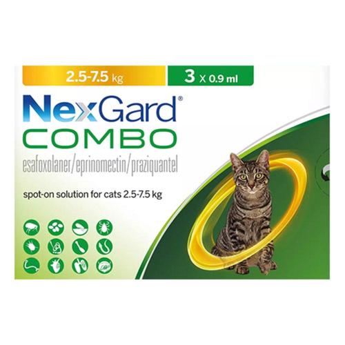 Nexgard Combo für Katzen 5.5lbs - 16.5lbs 6er Pack