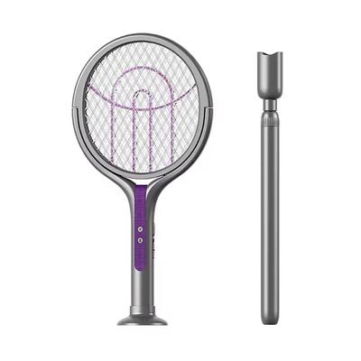 Multi functional 2-in-1 mosquito killer lamp angle retractable mosquito swatter USB rechargeable mosquito swatter bat swatter