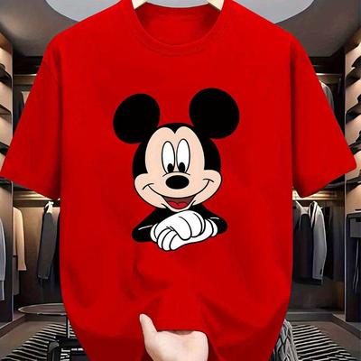 TEMU Print Men's Casual T-shirt, Summer Sports And Leisure Wild Short Sleeves, Element Round Neck Short Sleeve T-shirt, Suitable For Casual Wear And Daily Activities. Image