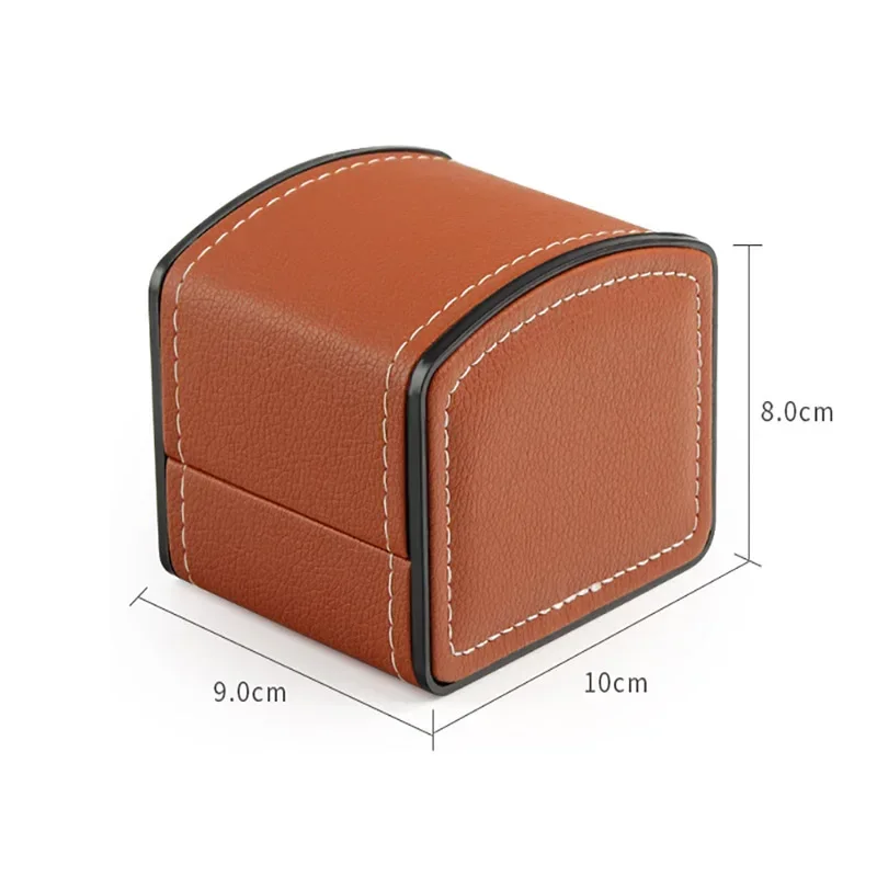 Coffret cadeau noir pour montre unique, avec oreiller, présentoir de montre-bracelet en cuir PU, organisateur pour hommes et femmes