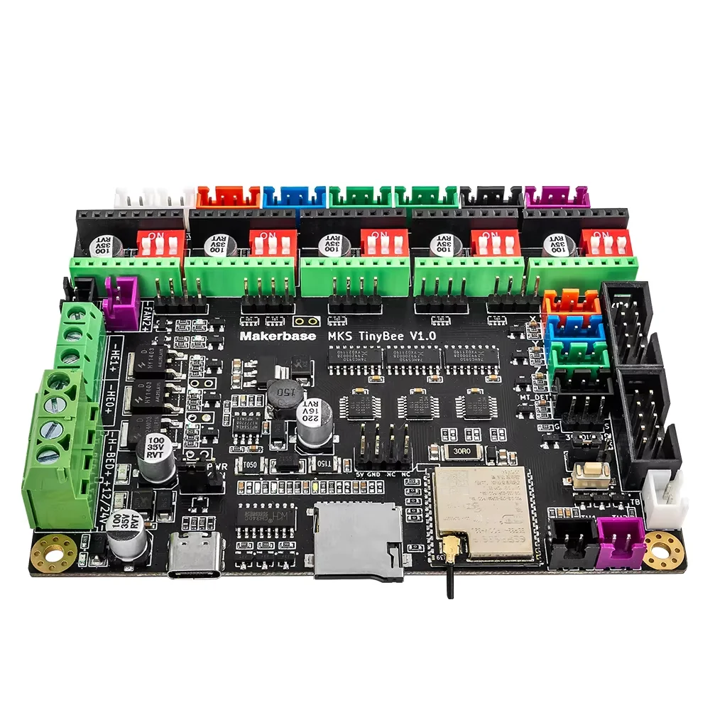 Makerbase MKS TinyBee 3D-Drucker-Motherboard-Steuerplatine Teil ESP32 Passend für Mini12864 WLAN-Steuerung, kompatibel mit A4988 TMC2209-Treiber Image