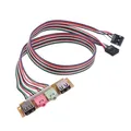 Adattatore Cavo per auricolari con microfono da 6,8 cm 2 jack audio Pannello per case del computer