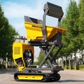 Autocarro con cassone ribaltabile con sistema idraulico, certificazione CE, adatto per costruzioni/minerarie, benna rinforzata da 10 mm, personalizzabile