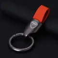 Portachiavi per auto in metallo Portachiavi anti-perdita Portachiavi con pendente per Ducati Monster 696 796 821 Panigale Diavel Superleggera V4 Scrambler