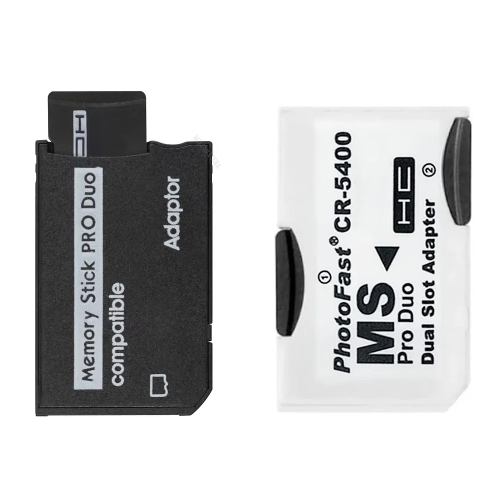 Für PSP Single und Dual Slot Memory Stick Pro Duo Kartenleser SD SDHC TF zu MS Kartenadapter für PSP Konverter Zubehör Image