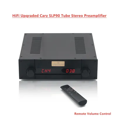 HiFi Verbesserte Fernbedienung Lautstärke Cary Vorverstärker 12AU7 / ECC82 Röhre Stereo Vorverstärker Basis Auf CARY-SLP90 Vorverstärker Schaltung Image