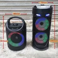 Altoparlante Bluetooth portatile stereo a colonna wireless da 30 W Subwoofer Altoparlanti bassi per feste con microfono Famiglia Karaoke USB
