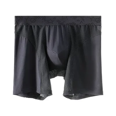 Unterwäsche, Herren-Slips, Beinhosen, laufende, atmungsaktive Viereck-Hosen in großen Größen Image