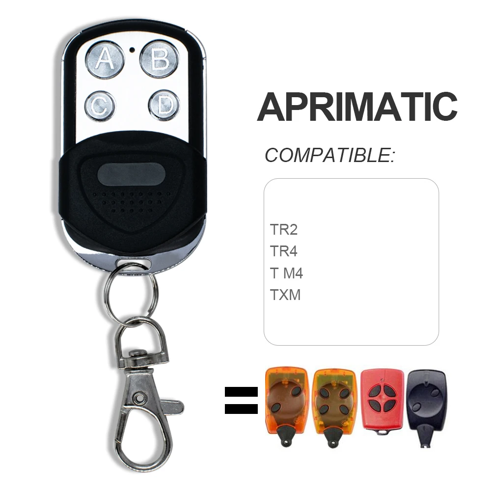 APRIMATIC TM4 TR2 TXM TR4 433,92 MHz Rolling Code Fernbedienung Garagentoröffner APRIMATIC Fernbedienung Drahtloser Sender Image