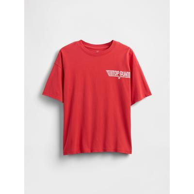 Gap Red Top Gun Graphic Short Sleeve T-Shirt (4-13yrs)