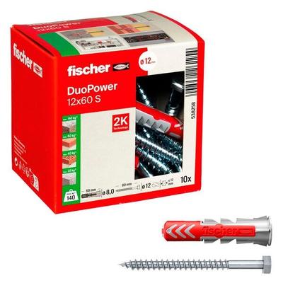 fischer Dübel mit Schrauben »DuoPower 12x60 S 2K« 10 Stück Image