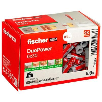 fischer Universaldübel-Sortiment »DuoPower 6x30 2K« 100 Stück Image