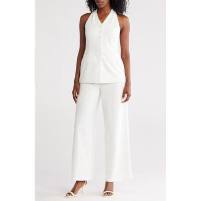 Vest Jumpsuit - White - Calvin Klein Jumpsuits