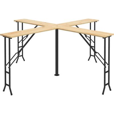 Bierzelttisch, Stehtisch klappbar, Quattro Biertisch für 20 Personen, 105 cm Bierzeltgarnitur mit Image
