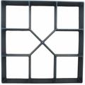 Stampo per pavimentazione in plastica da 40 x 40 cm per giardino, patio, vialetto, marciapiedi,