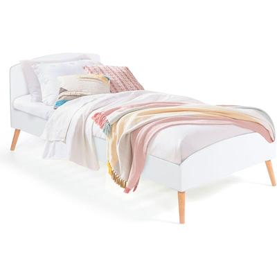 Skandinavisches Einzelbett 90 x 190 CM SOREN Holz und Weiß Image
